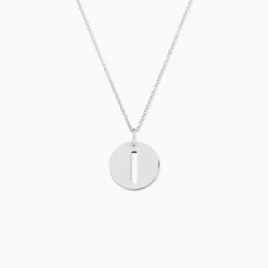 Pendentif Elio I Argent Blanc