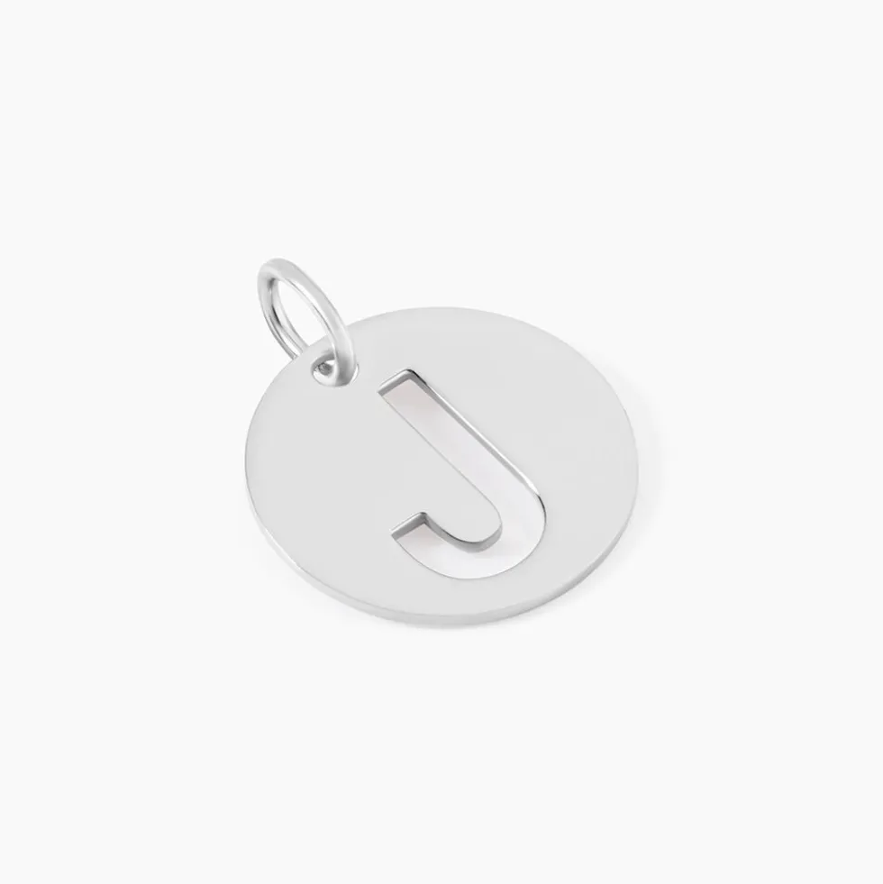 Pendentif Elio J Argent Blanc