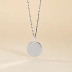Pendentif Elisandre Argent Blanc