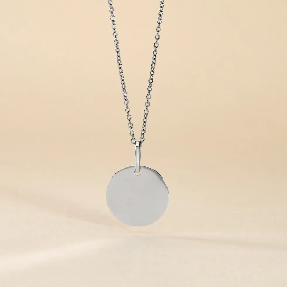 Pendentif Elisandre Argent Blanc