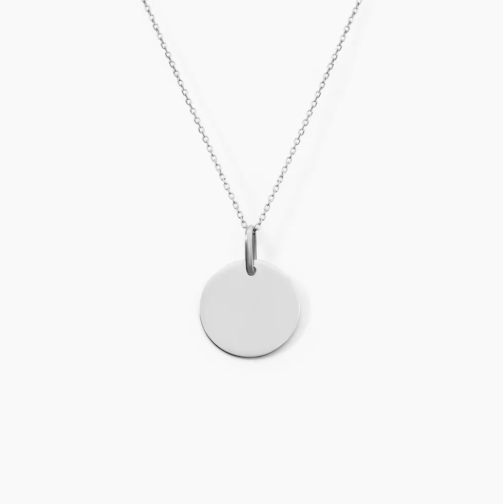 Pendentif Elisandre Argent Blanc