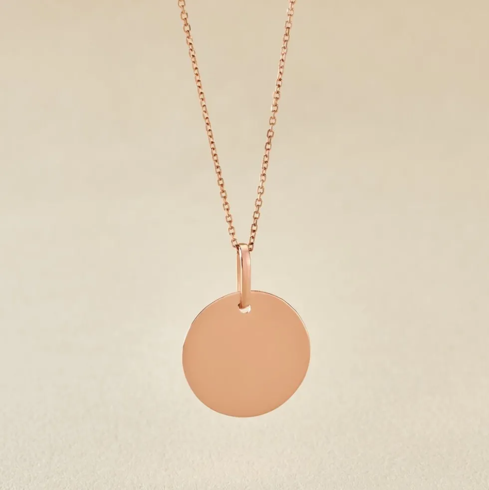 Pendentif Elisandre Argent Rose