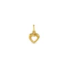 Pendentif Eudocie Coeur Bombe Or Jaune