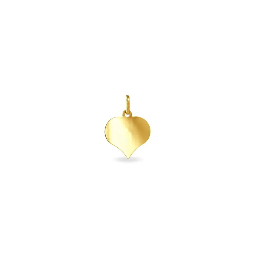 Pendentif Eudocie Coeur Message Or Jaune