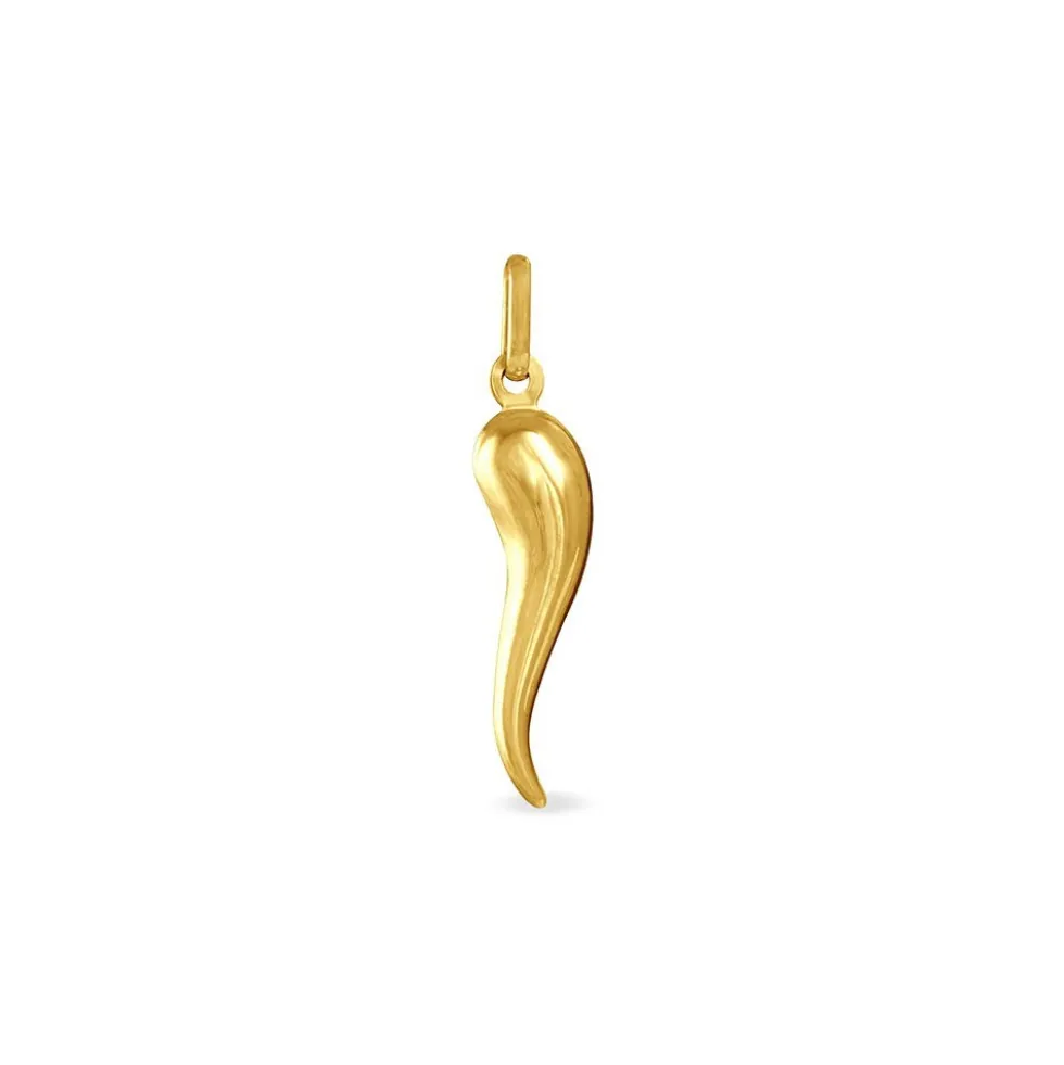 Pendentif Felicette Corne Abondance Or Jaune