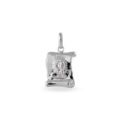 Pendentif Francille Argent Blanc