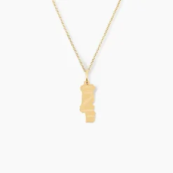 Pendentif Gaietana Portugal Or Jaune