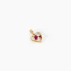 Pendentif Hallam Or Jaune Rubis Diamant