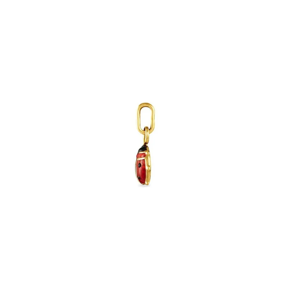 Pendentif Helidie Coccinelle Or Jaune