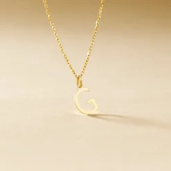 Pendentif Ionia Lettre Or Jaune