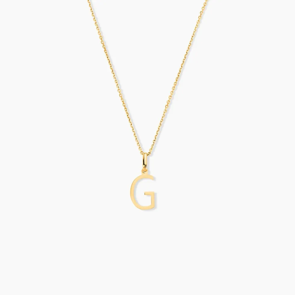 Pendentif Ionia Lettre Or Jaune