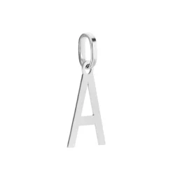 Pendentif Ionia Lettre Or Blanc