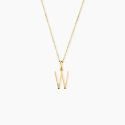 Pendentif Ionia Lettre Or Jaune