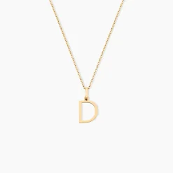 Pendentif Ionia Lettre Or Jaune
