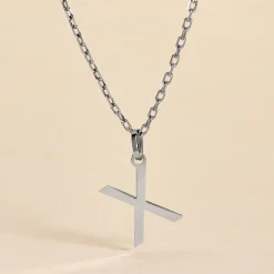 Pendentif Ionia Lettre Or Blanc