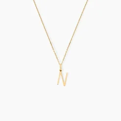 Pendentif Ionia Lettre Or Jaune