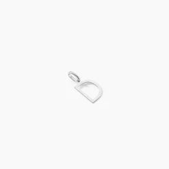 Pendentif Ionia Lettre Or Blanc