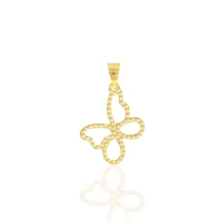 Pendentif Jaima Papillon Diamante Or Jaune