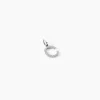 Pendentif Klementine Or Blanc Oxyde De Zirconium