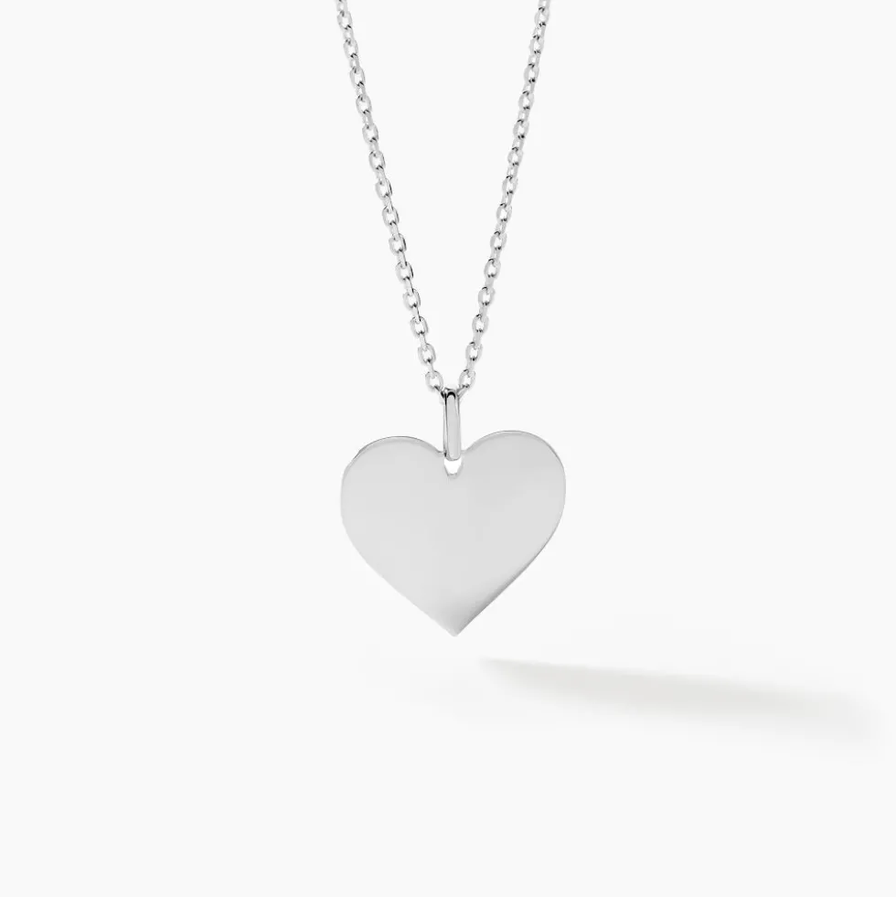 Pendentif Lisa Or Blanc