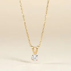 Pendentif Mabila Or Jaune Oxyde De Zirconium