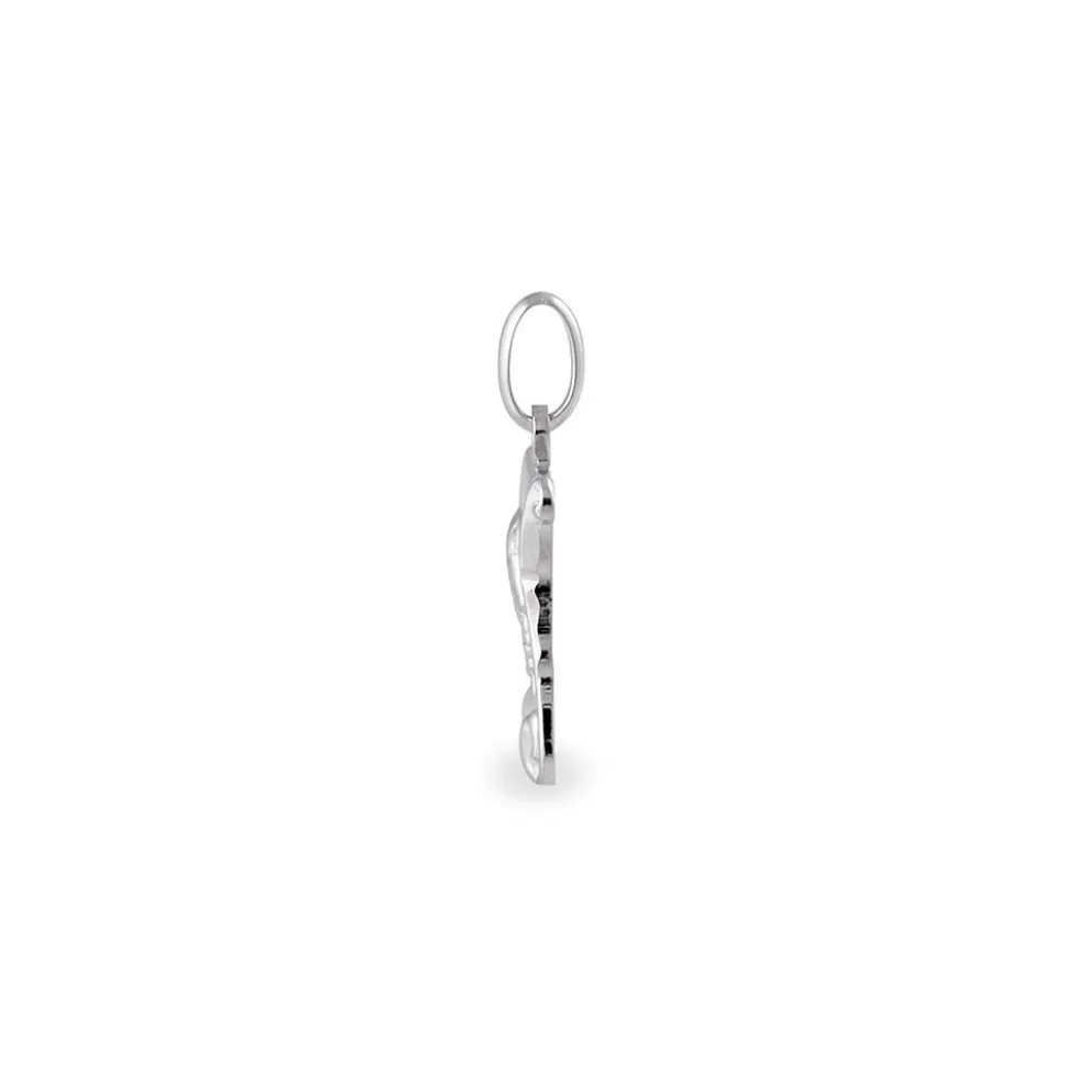 Pendentif Marie-colette Argent Blanc
