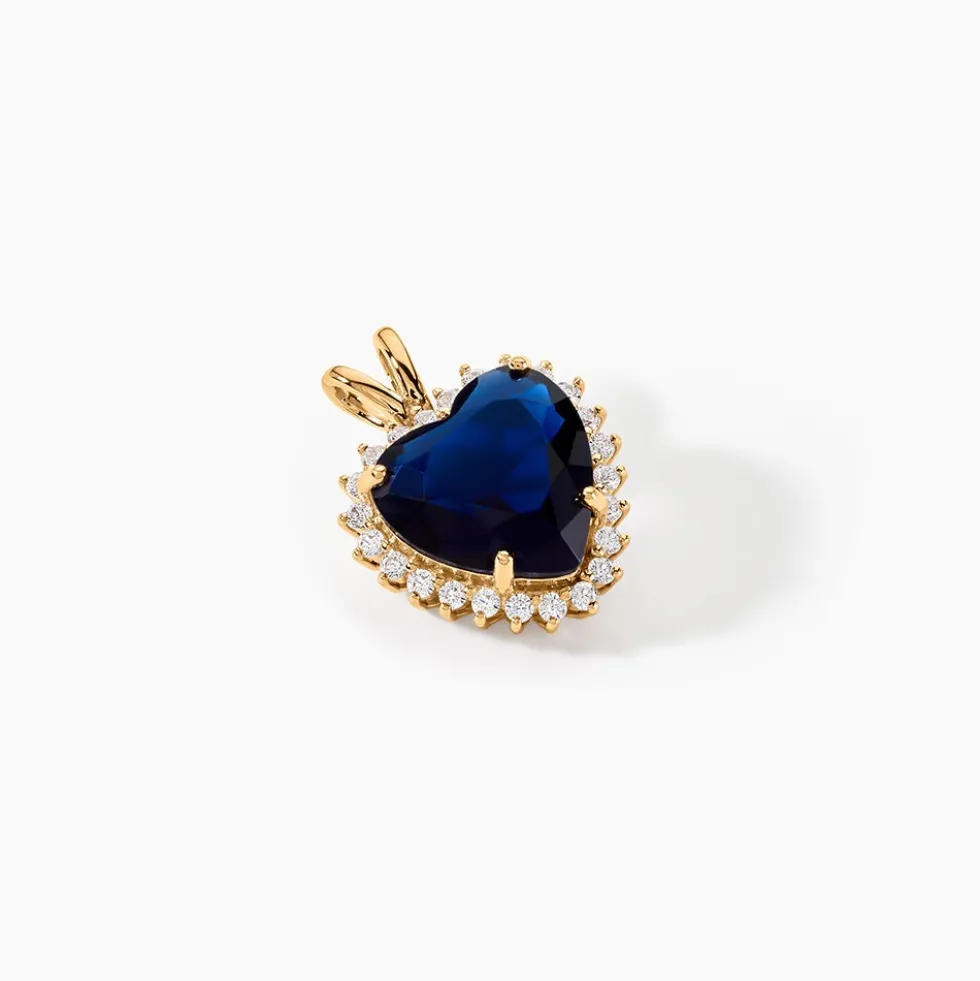 Pendentif Nelsa Plaqué Or Jaune Oxyde De Zirconium