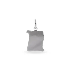 Pendentif Omayra Argent Blanc