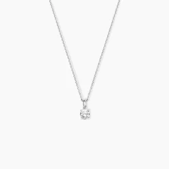 Pendentif One Or Blanc Diamant
