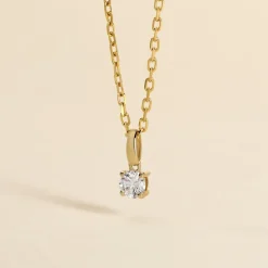 Pendentif One Or Jaune Diamant