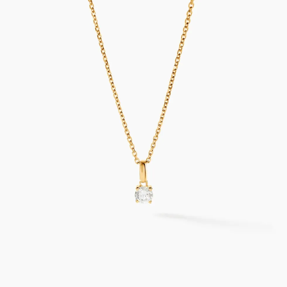 Pendentif One Or Jaune Diamant