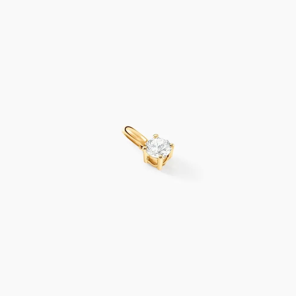 Pendentif One Or Jaune Diamant