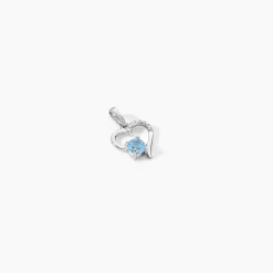 Pendentif Or Blanc Godoleva Topaze