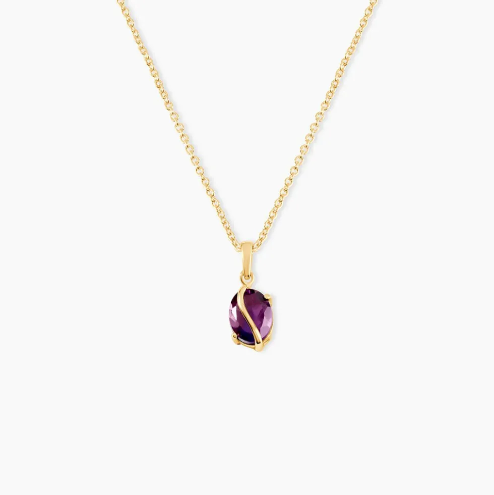 Pendentif Or Jaune Prudencia Améthyste