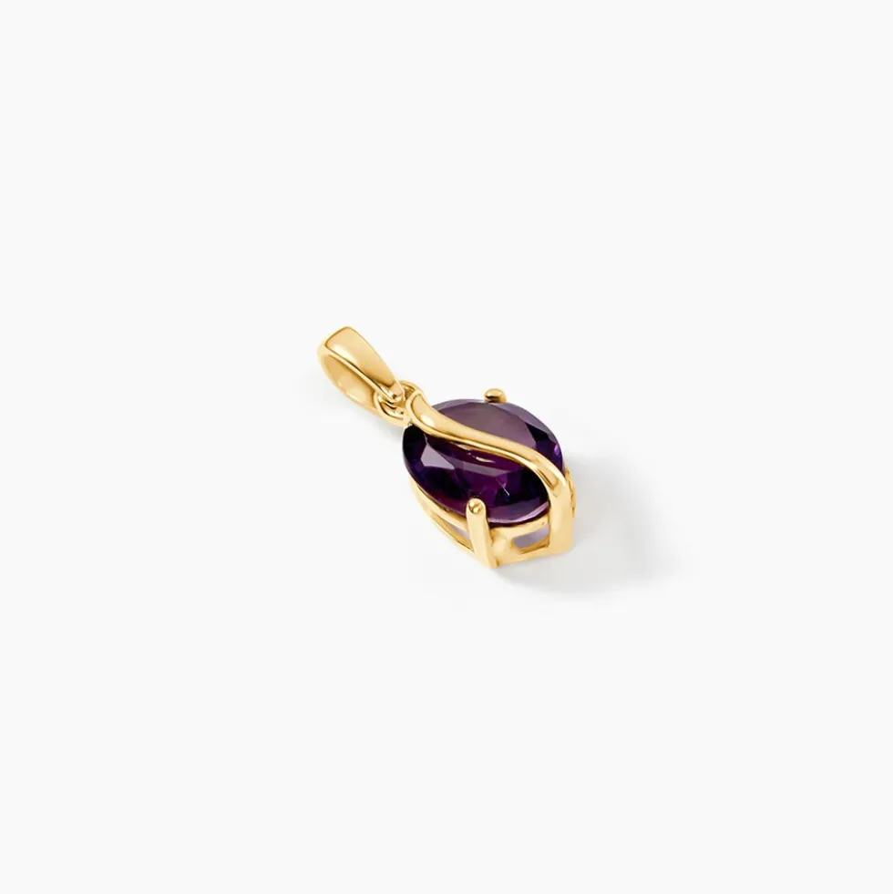 Pendentif Or Jaune Prudencia Améthyste