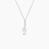 Pendentif Pio Argent Blanc
