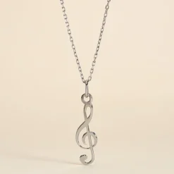 Pendentif Pio Argent Blanc