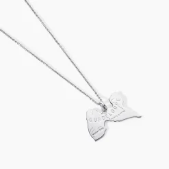 Pendentif Thea Argent Blanc