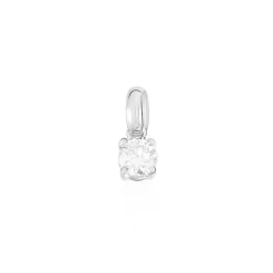 Pendentif Victoria Or Blanc Diamant