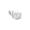 Pendentif Victoria Or Blanc Diamant