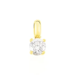 Pendentif Victoria Or Jaune Diamant