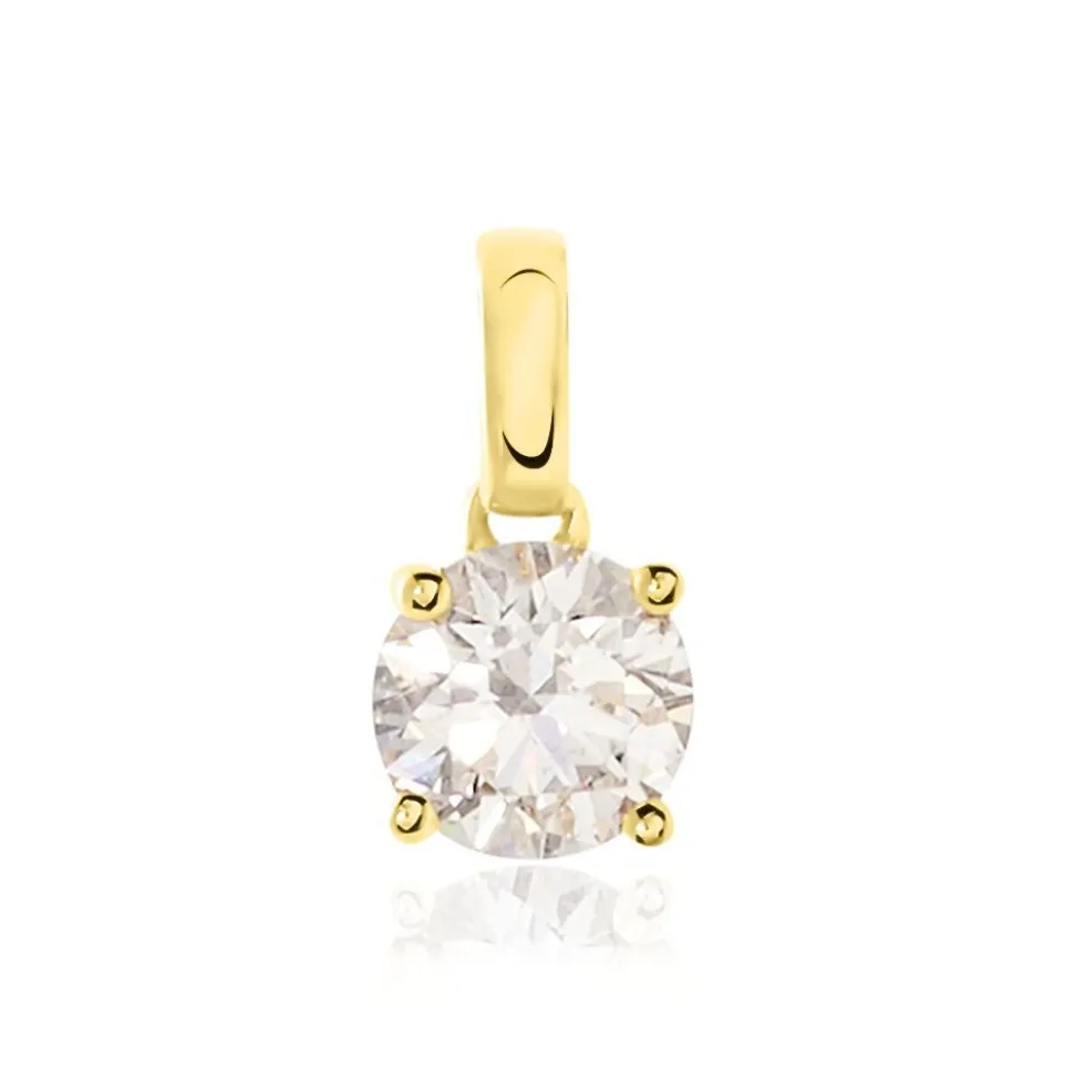 Pendentif Victoria Or Jaune Diamant