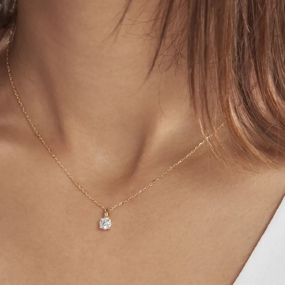 Pendentif Victoria Or Jaune Diamant