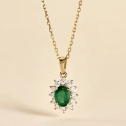 Pendentif Vladimir Or Jaune Rubis Diamants