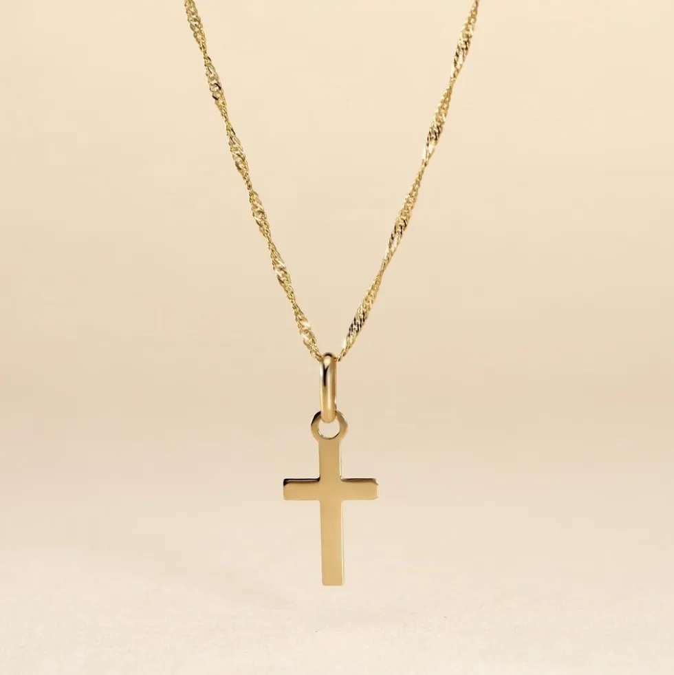 Pendentif Yoanie Croix Or Jaune