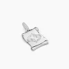 Pendentif Zodiaque Parchemin Argent Blanc