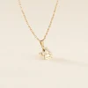Pendentif Abelone Ange Penseur Or Jaune
