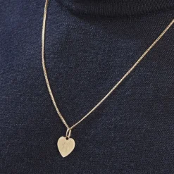 Pendentif Ange Coeur Or Jaune