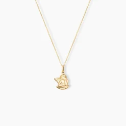 Pendentif Ange Endormi Or Jaune