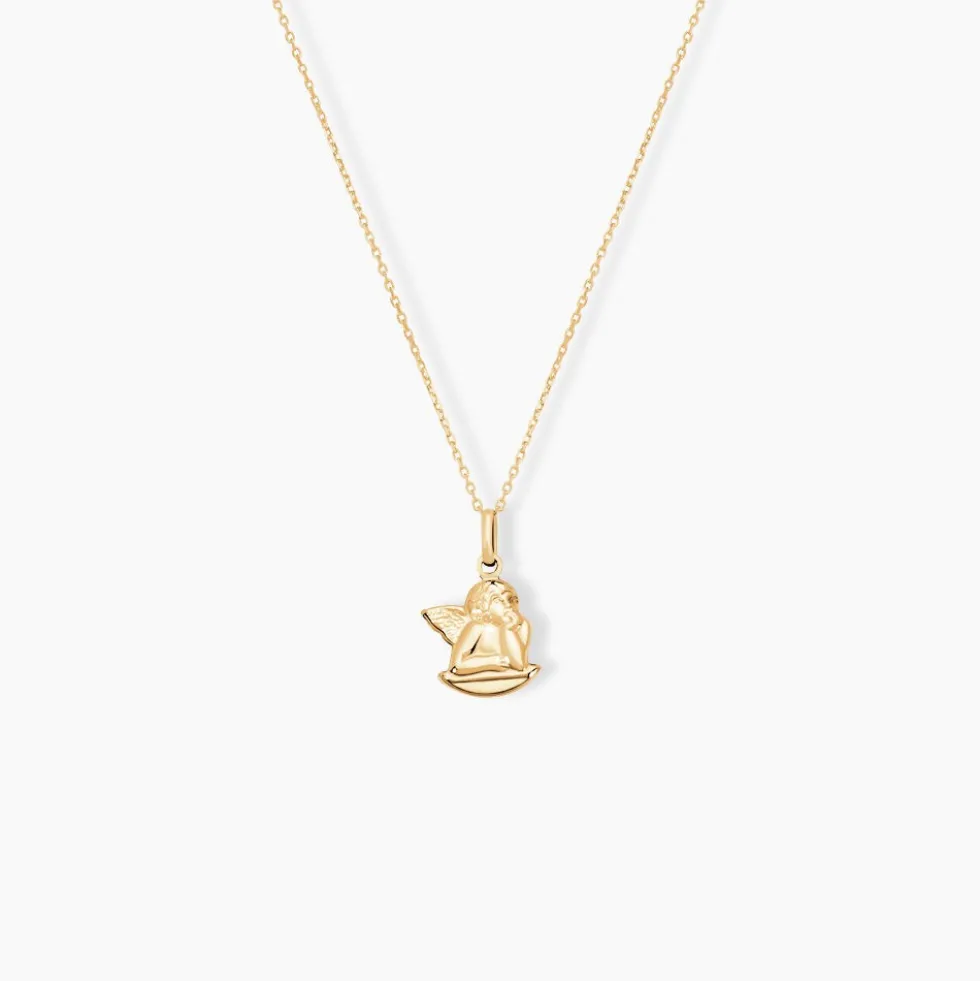 Pendentif Ange Endormi Or Jaune